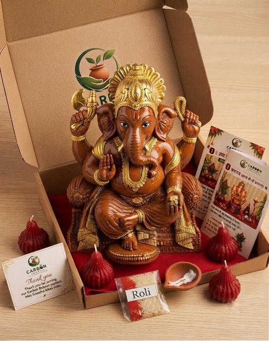 16-Inch Eco-Friendly Ganesha Puja & Celebration Set